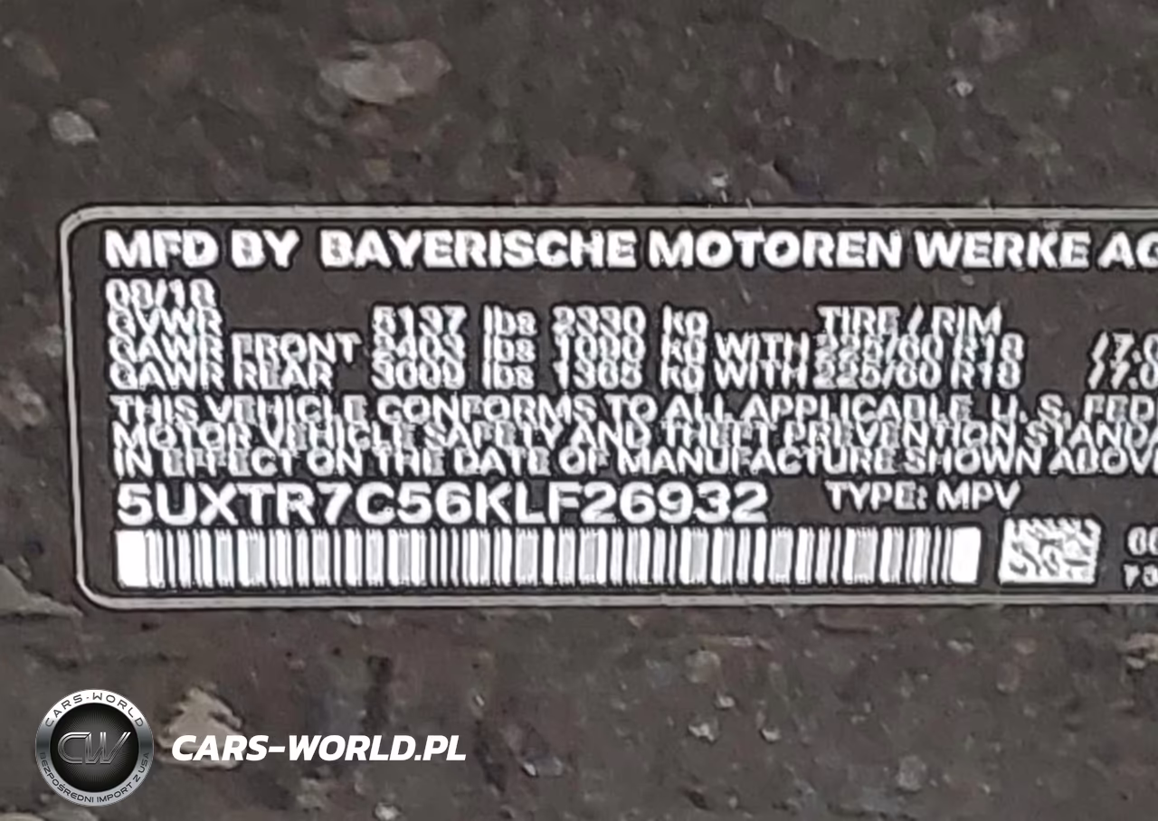 2019 BMW X3 Sdrive30I VIN:5UXTR7C56KLF26932 - 9
