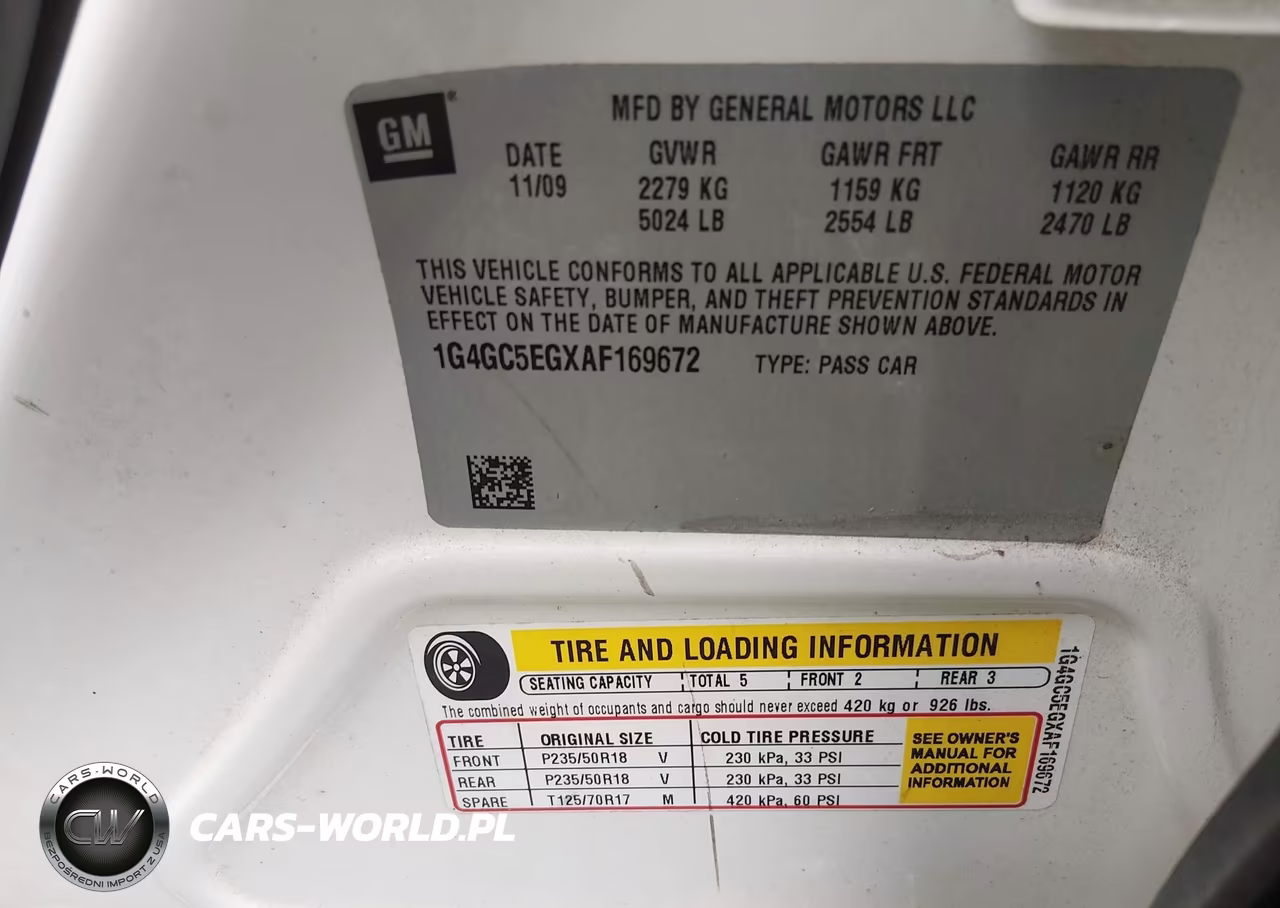 2010 Buick Lacrosse Cxl VIN:1G4GC5EGXAF169672 - 9