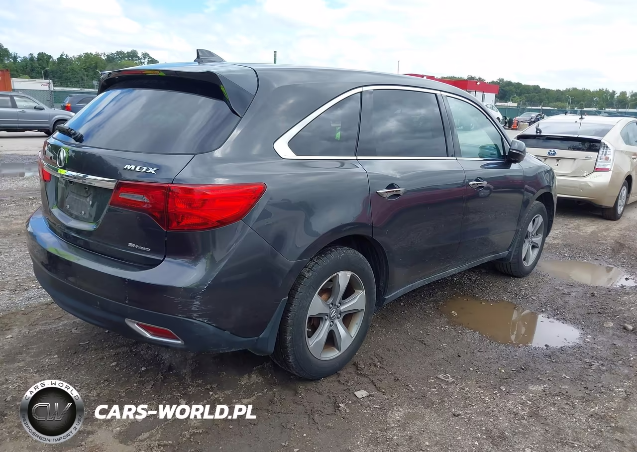 2014 Acura Mdx 3.5L (A6) VIN:5FRYD4H23EB010310 - 4