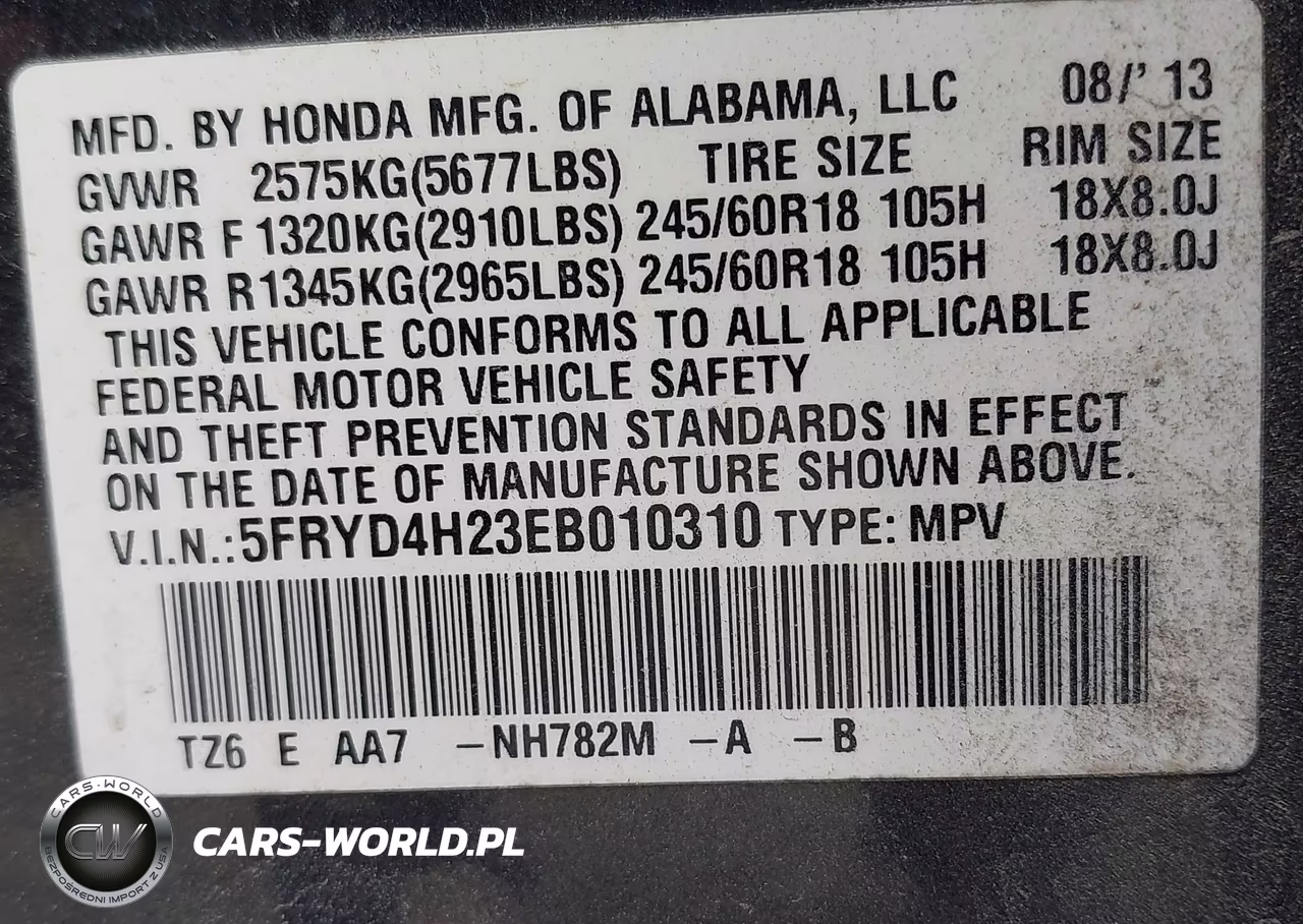 2014 Acura Mdx 3.5L (A6) VIN:5FRYD4H23EB010310 - 9