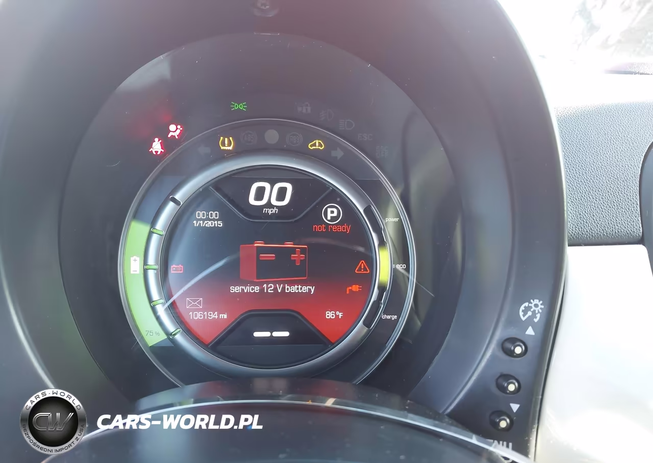 2016 Fiat 500E Battery Electric VIN:3C3CFFGE5GT113718 - 7