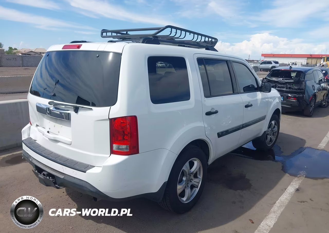2013 Honda Pilot Lx VIN:5FNYF3H2XDB036276 - 4