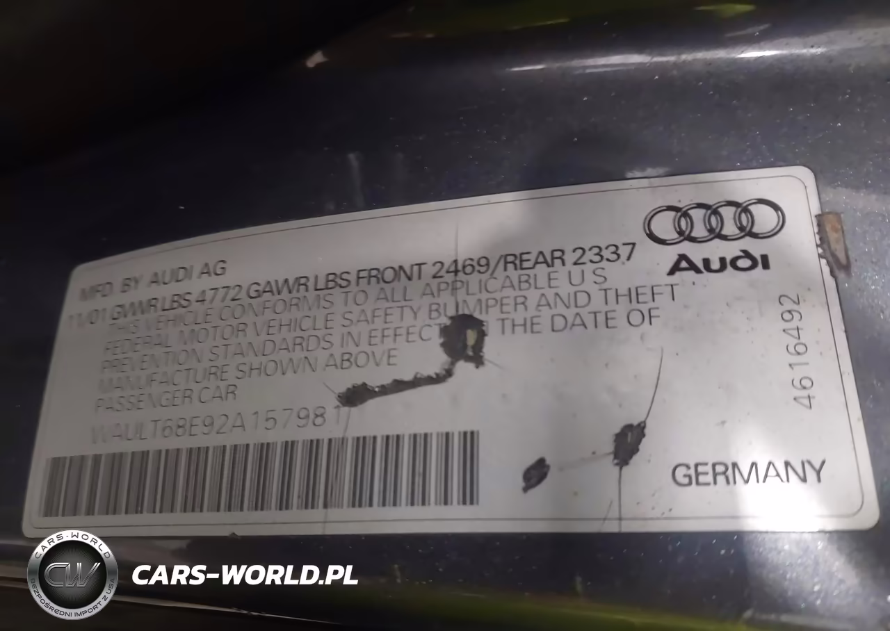 2002 Audi A4 3.0 VIN:WAULT68E92A157981 - 9