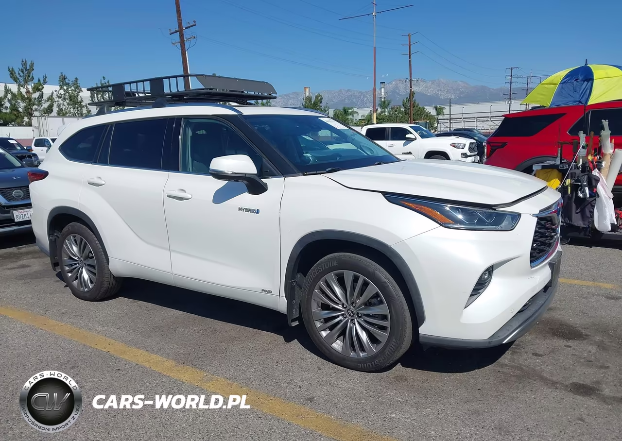 2021 Toyota Highlander Hybrid Platinum VIN:5TDEBRCH9MS021728 - 1