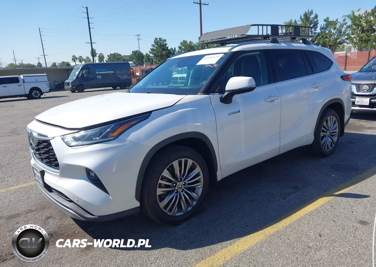 2021 Toyota Highlander Hybrid Platinum VIN:5TDEBRCH9MS021728 - 2