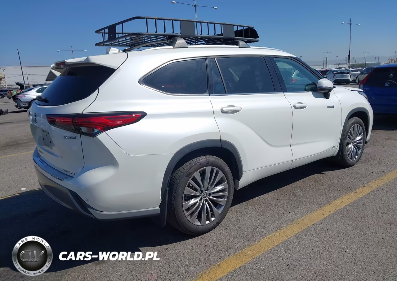 2021 Toyota Highlander Hybrid Platinum VIN:5TDEBRCH9MS021728 - 4
