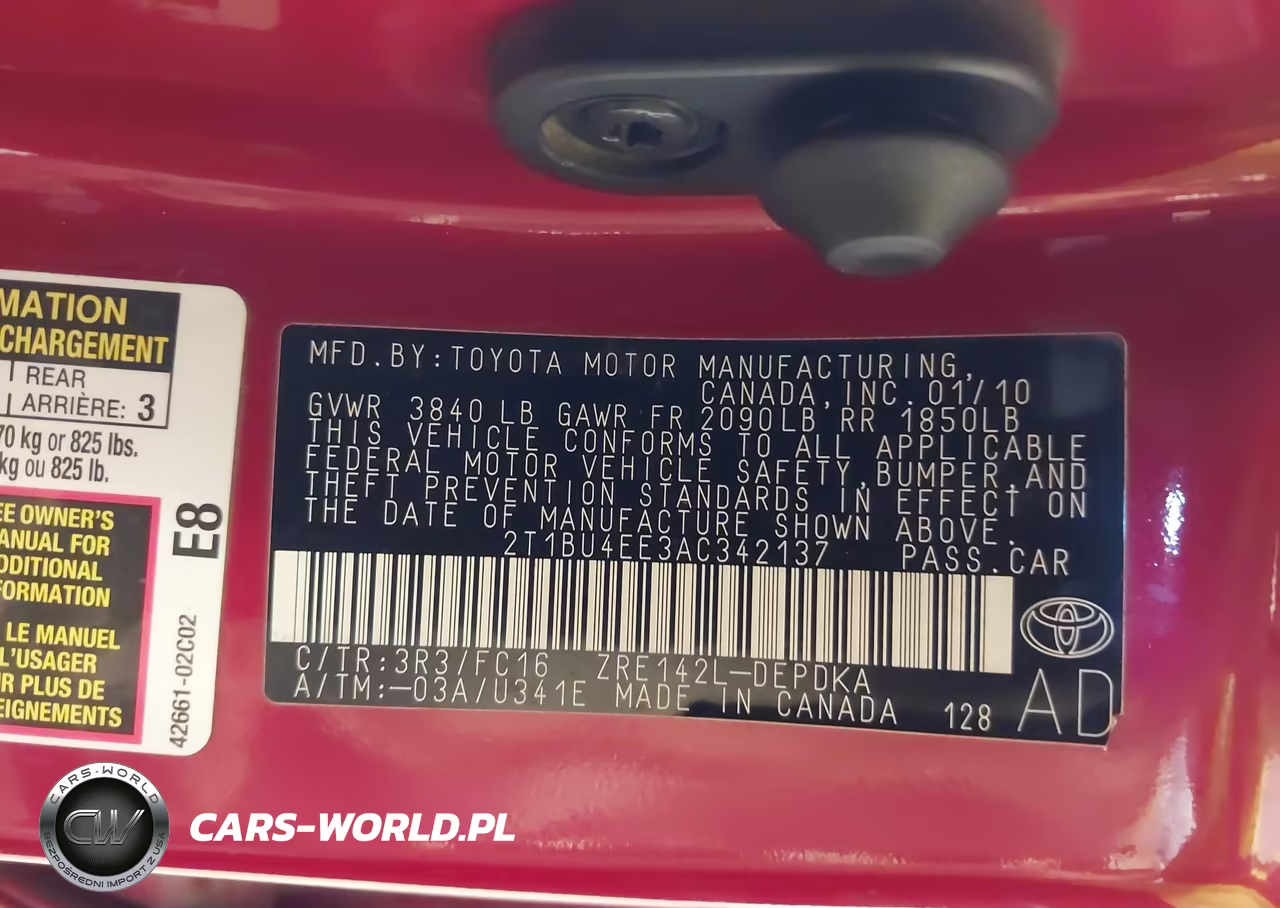 2010 Toyota Corolla Le VIN:2T1BU4EE3AC342137 - 9