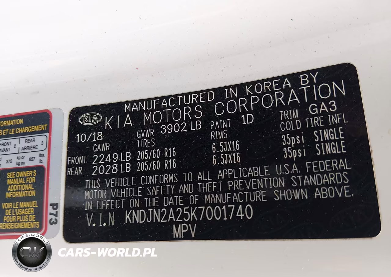 2019 Kia Alma VIN:KNDJN2A25K7001740 - 9