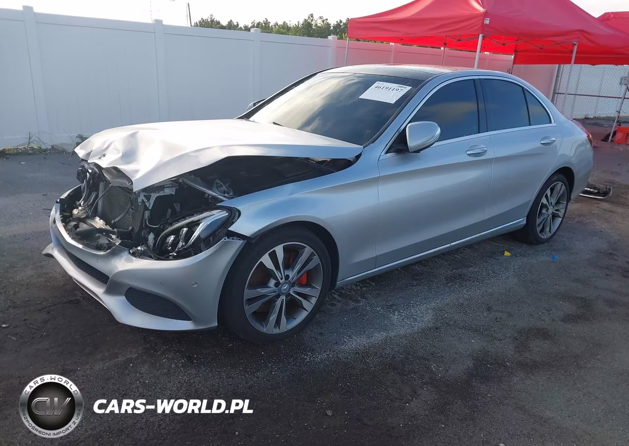 2015 Mercedes-Benz C-Class C 300 VIN:55SWF4JBXFU076771 - 2