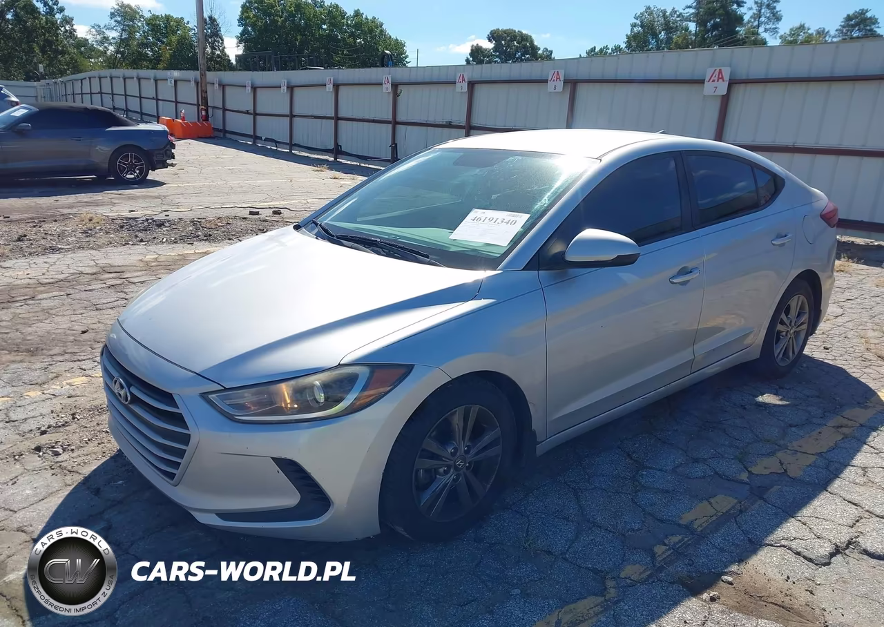 2017 Hyundai Elantra Se VIN:KMHD84LF7HU407217 - 2