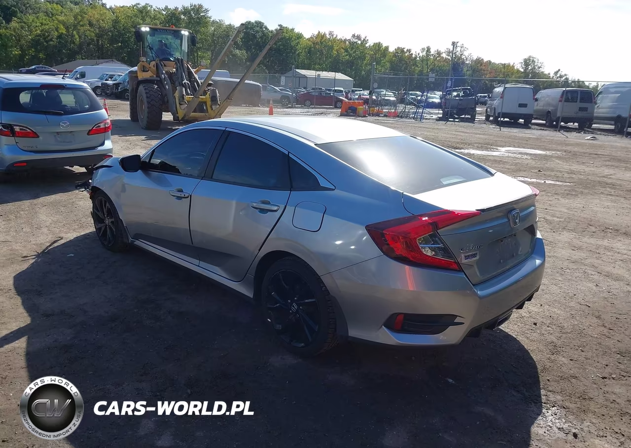 2020 Honda Civic Sport VIN:2HGFC2F85LH557725 - 3
