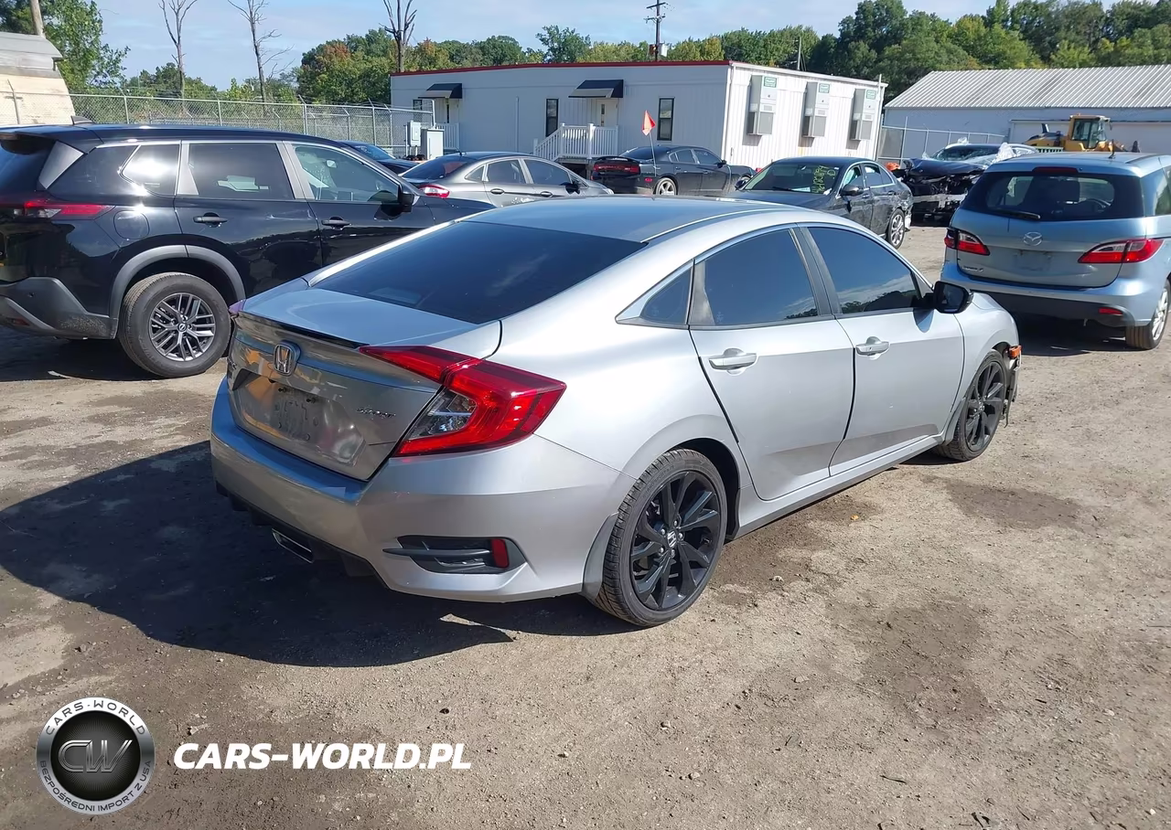 2020 Honda Civic Sport VIN:2HGFC2F85LH557725 - 4