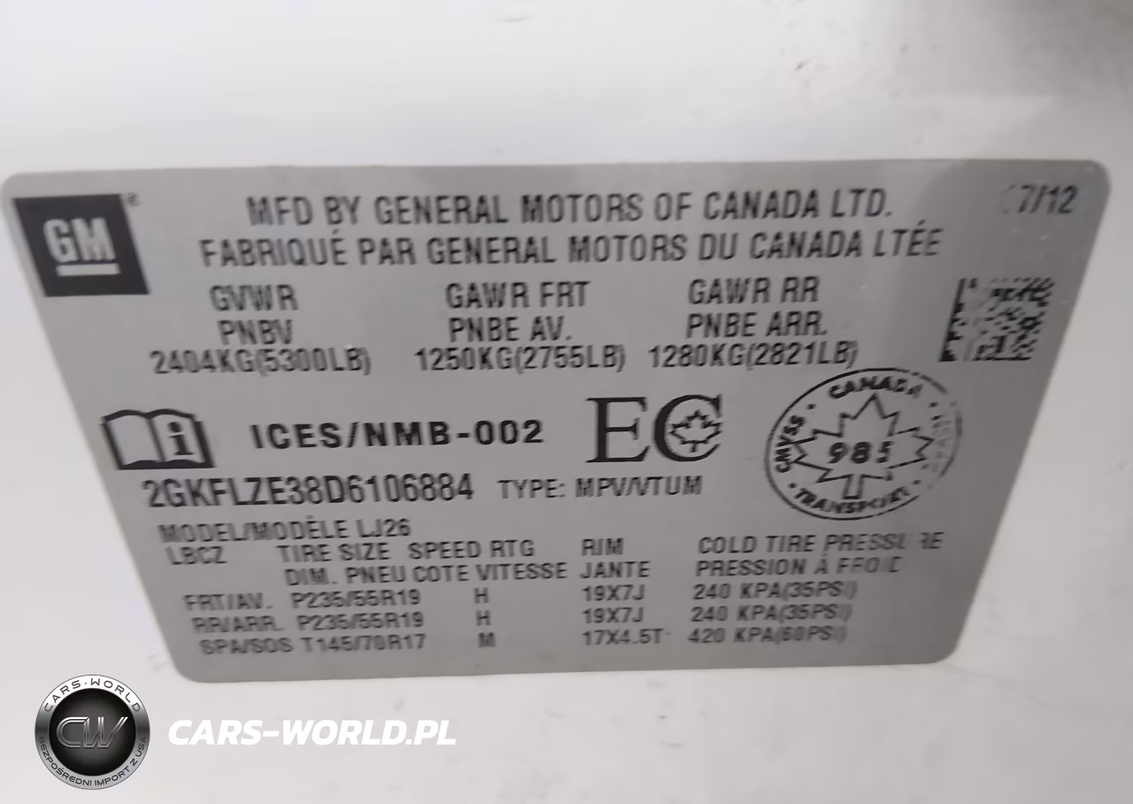 2013 GMC Terrain Denali VIN:2GKFLZE38D6106884 - 9