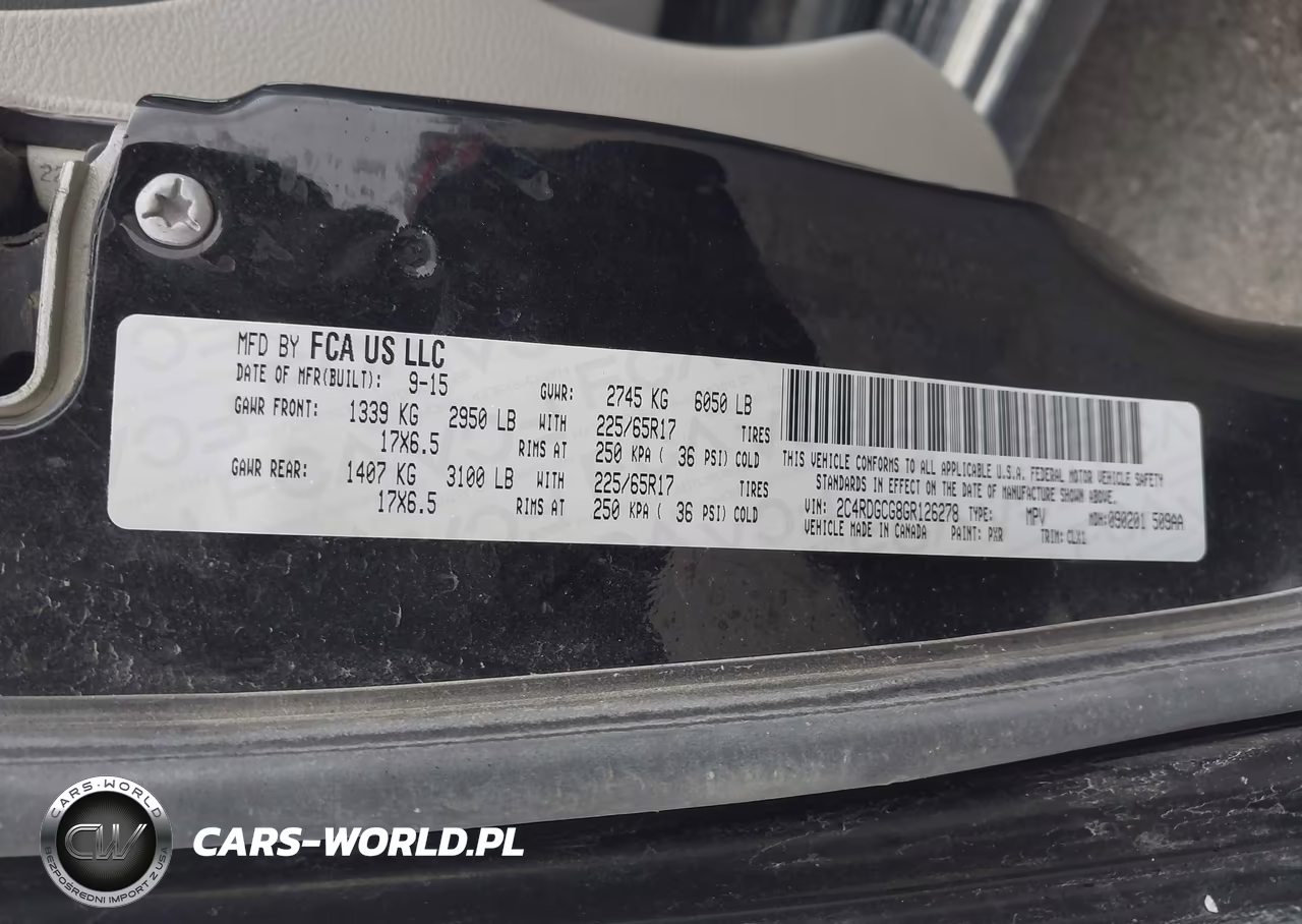 2016 Dodge Grand Caravan Sxt VIN:2C4RDGCG8GR126278 - 9