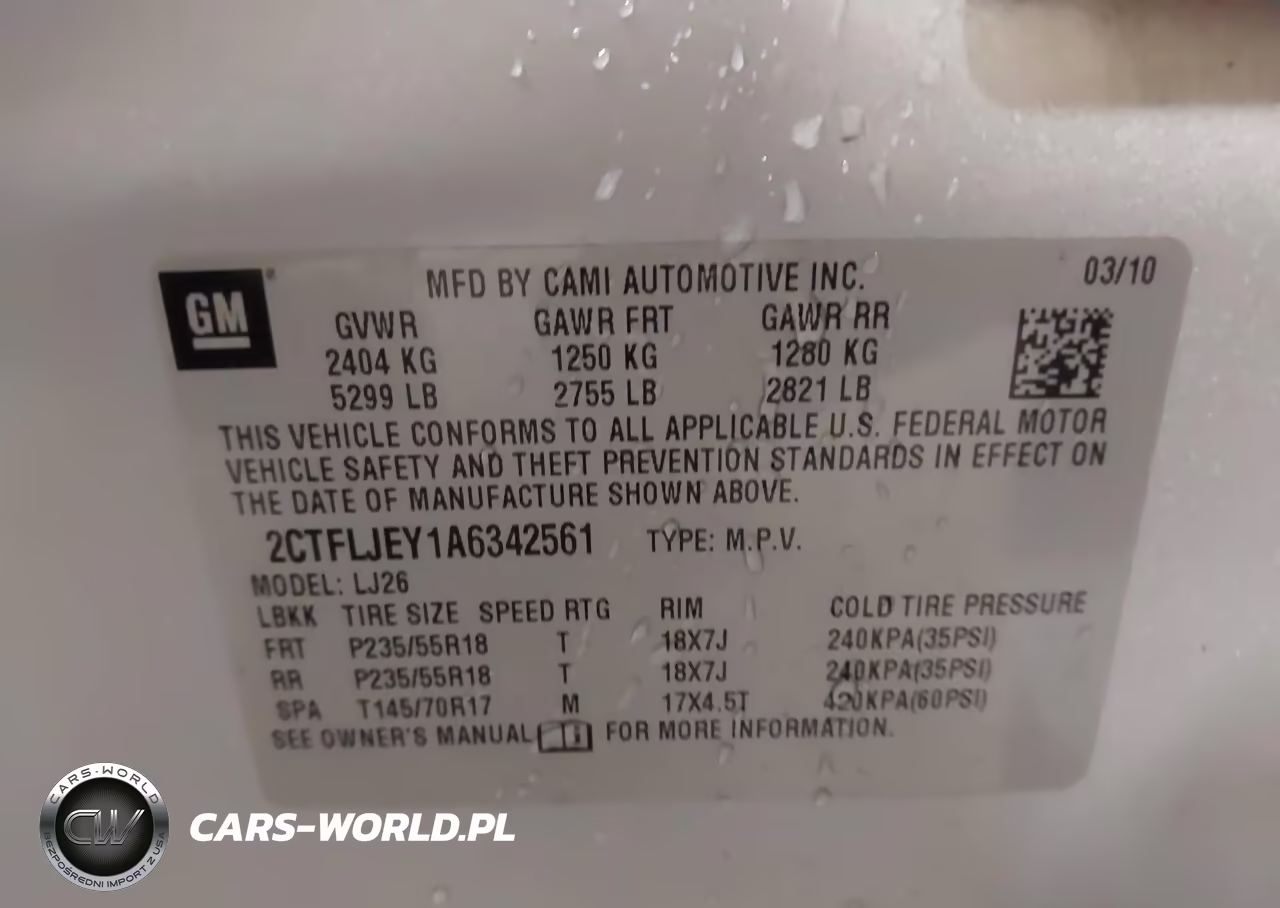 GMC TERRAIN SL VIN:2CTFLJEY1A6342561 - 9