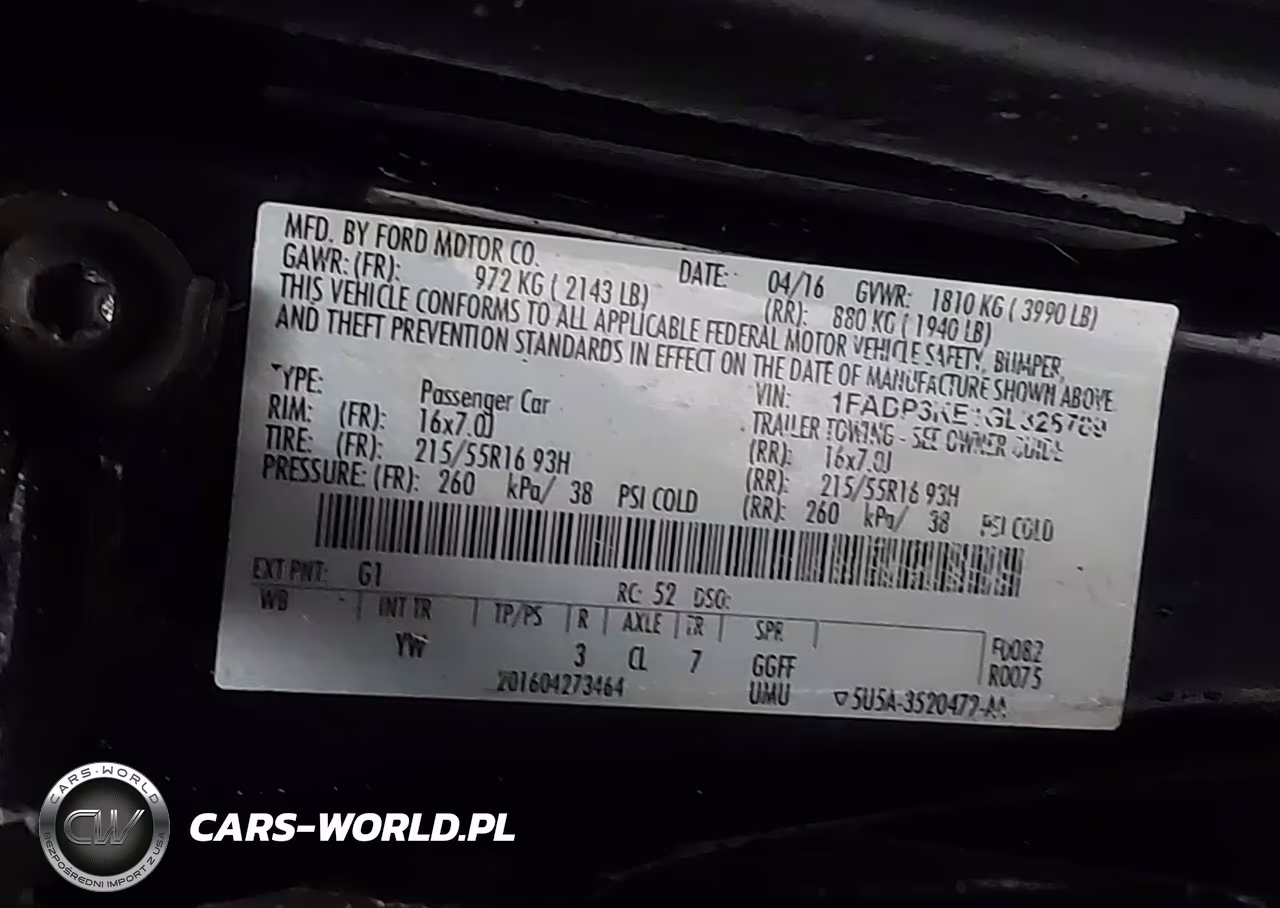 2016 Ford Focus Se VIN:1FADP3KE1GL328789 - 9