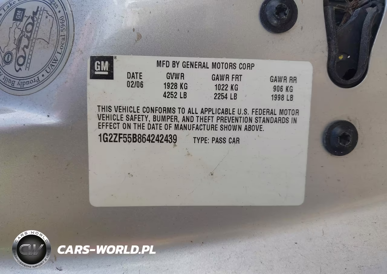 2006 Pontiac G6 VIN:1G2ZF55B864242439 - 9