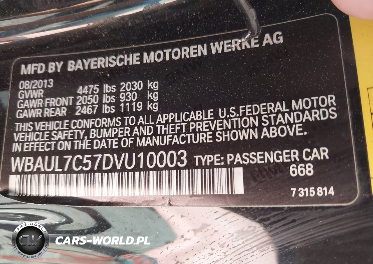 2013 BMW 1 Series 128I VIN:WBAUL7C57DVU10003 - 9