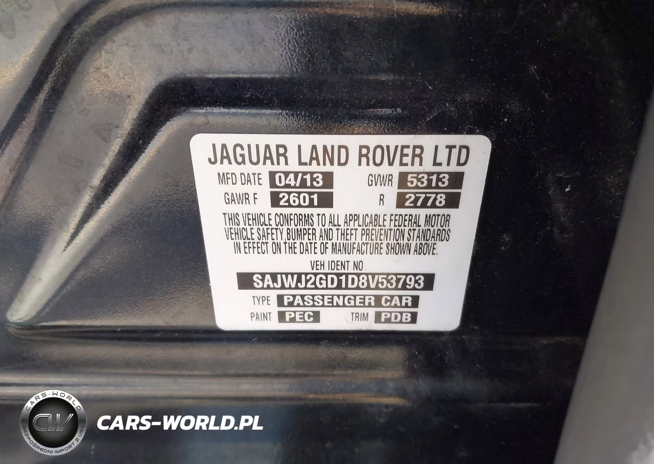 2013 Jaguar Xj Xjl Portfolio VIN:SAJWJ2GD1D8V53793 - 9