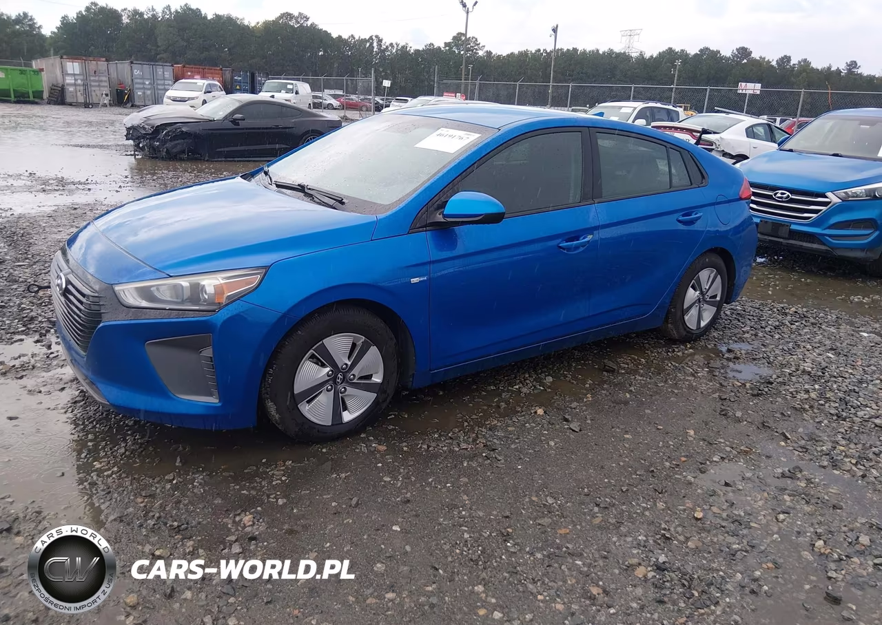 2018 Hyundai Ioniq Híbrido Blue VIN:KMHC65LC5JU087625 - 2