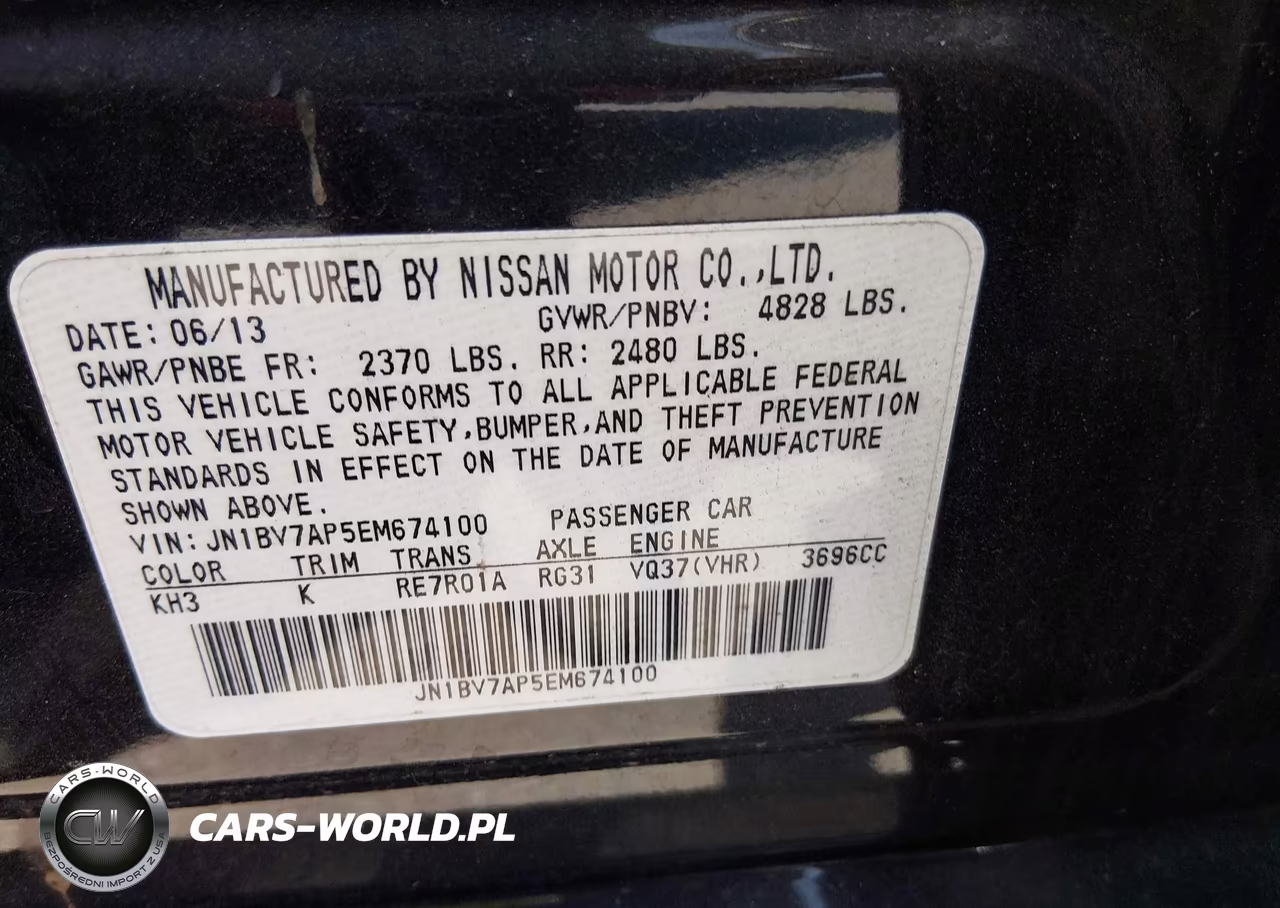 2014 Infiniti Q50 Premium VIN:JN1BV7AP5EM674100 - 9