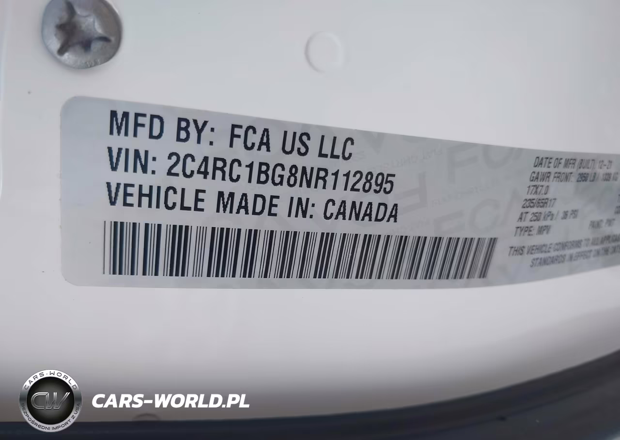 2022 Chrysler Pacifica Touring L VIN:2C4RC1BG8NR112895 - 9