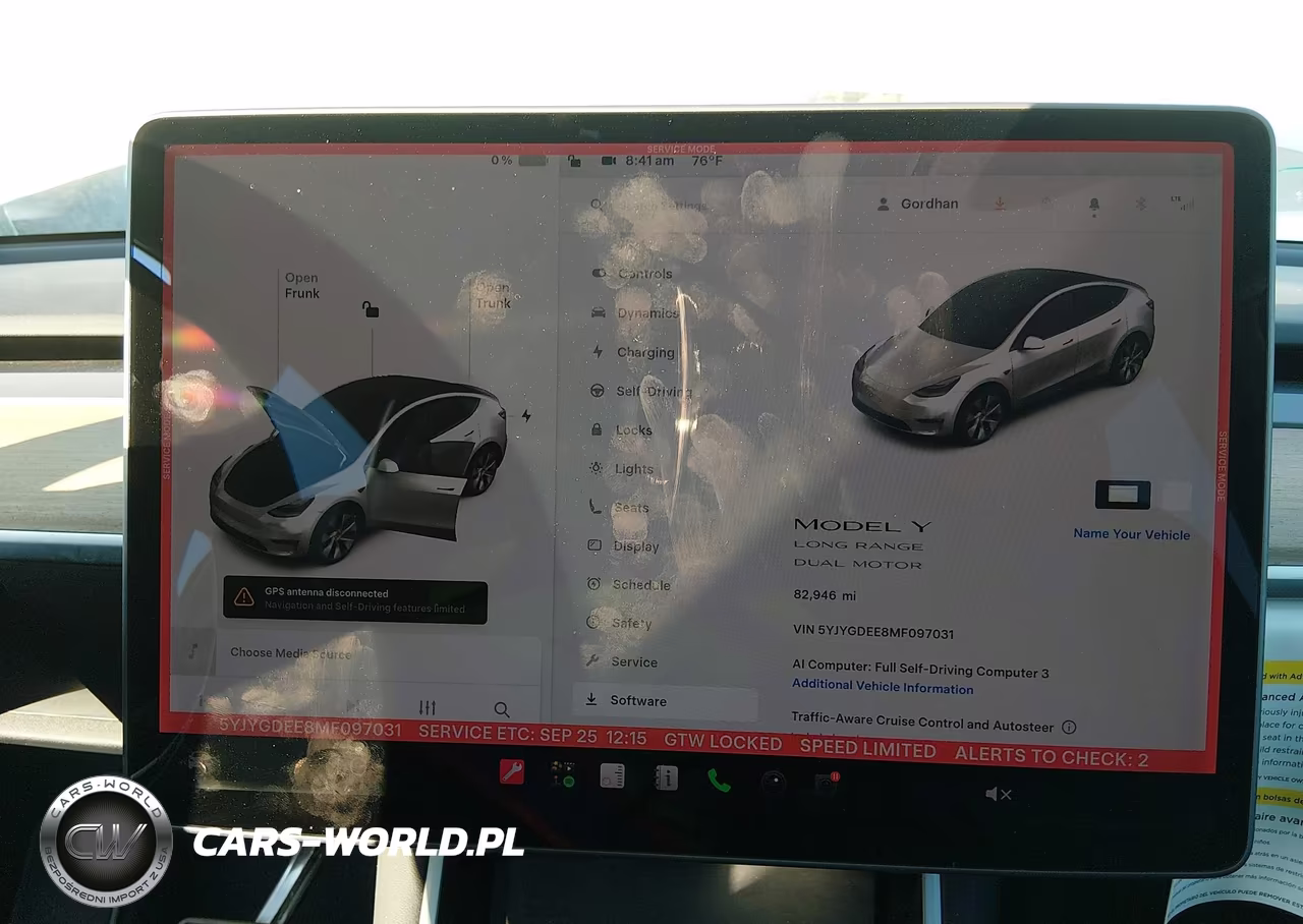 2021 Tesla Model Y Long Range Dual Motor All-Wheel Drive VIN:5YJYGDEE8MF097031 - 19