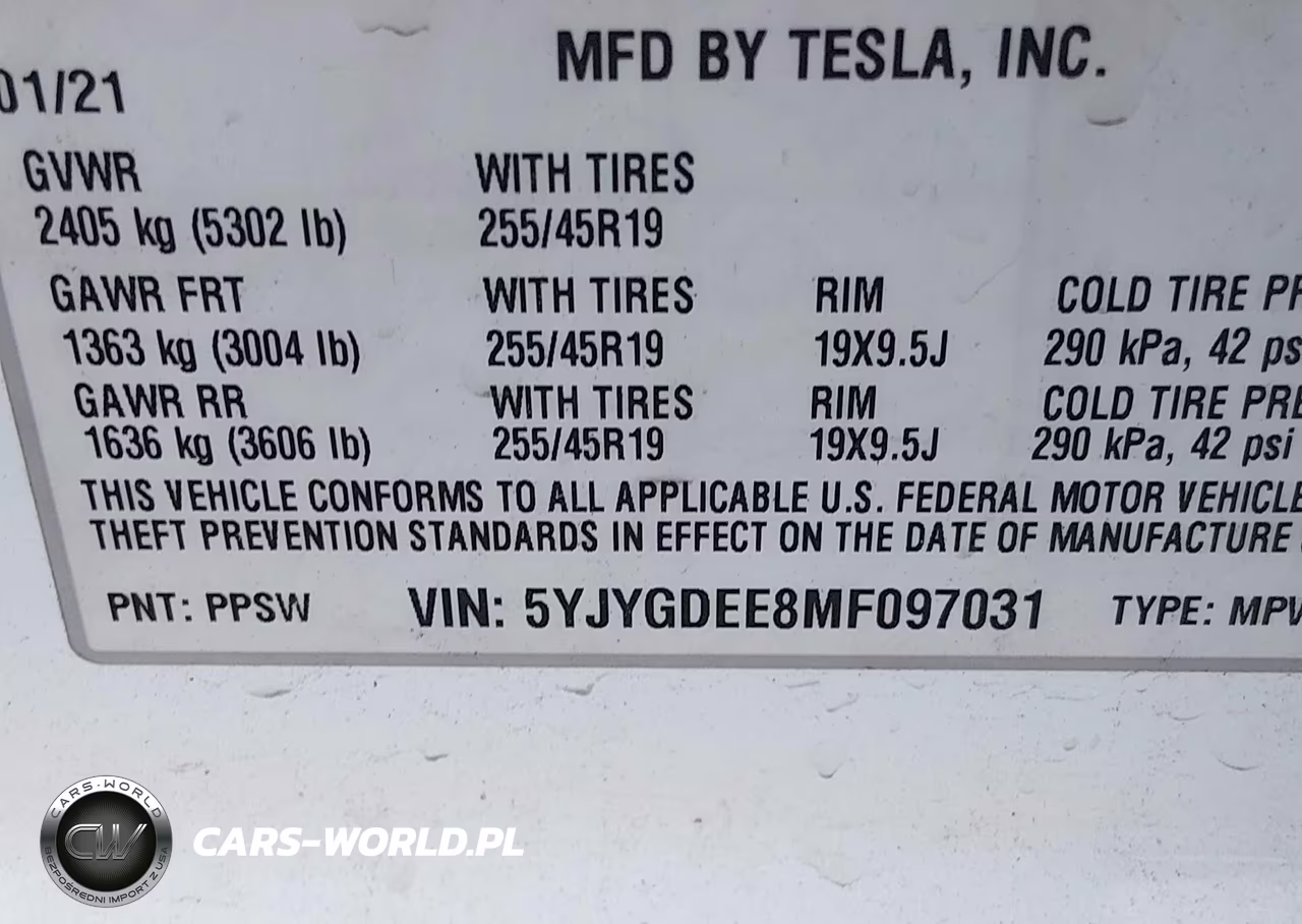 2021 Tesla Model Y Long Range Dual Motor All-Wheel Drive VIN:5YJYGDEE8MF097031 - 9