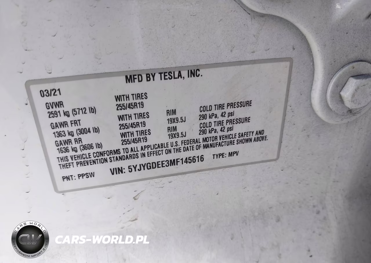 2021 Tesla Model Y Long Range Dual Motor All-Wheel Drive VIN:5YJYGDEE3MF145616 - 9
