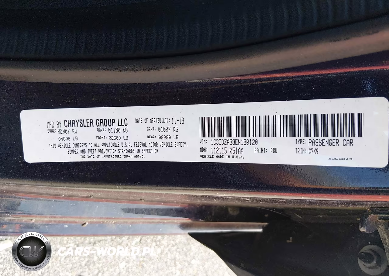 2014 Dodge Avenger Se VIN:1C3CDZAB8EN190120 - 9