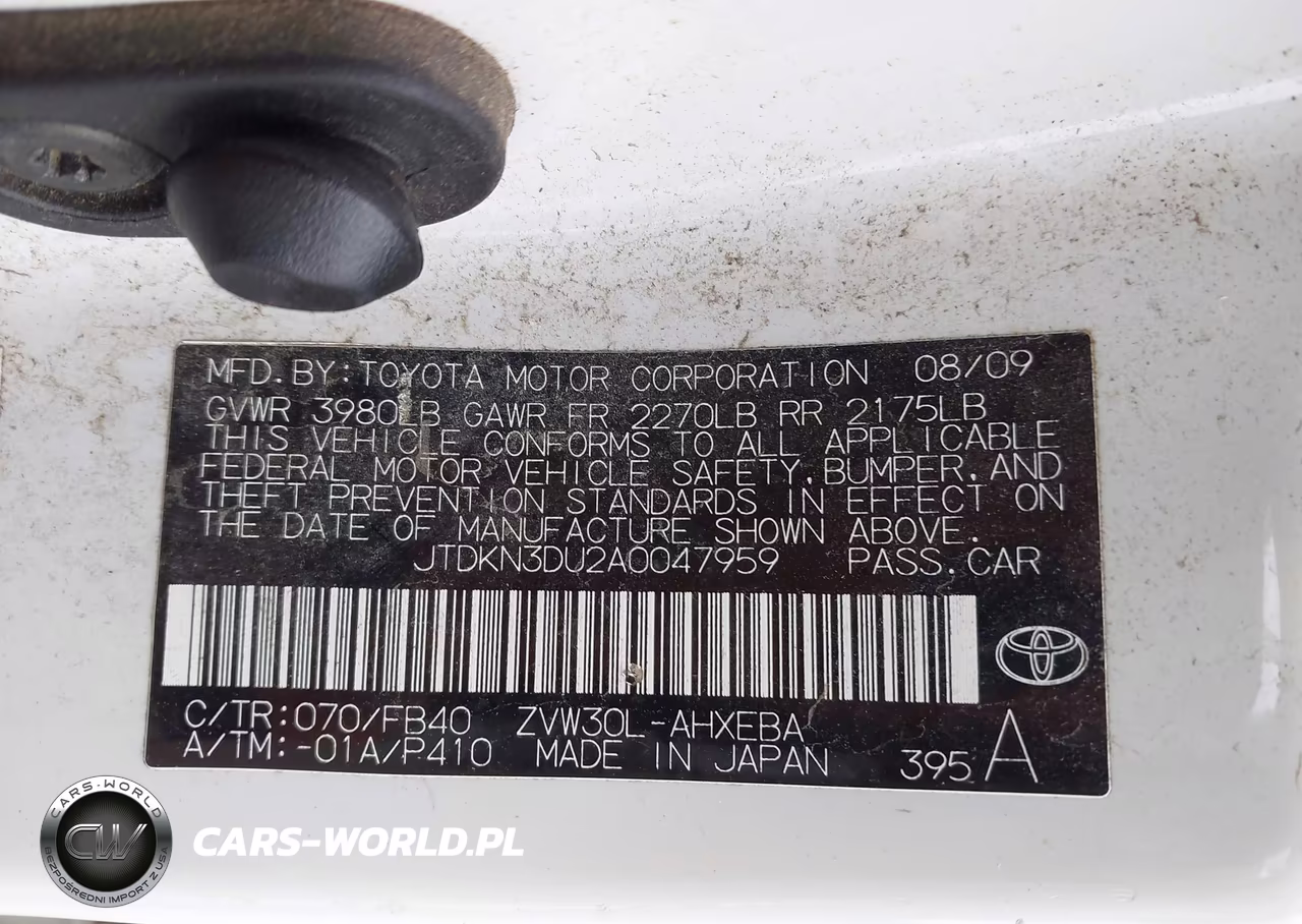 2010 Toyota Prius Iii VIN:JTDKN3DU2A0047959 - 9