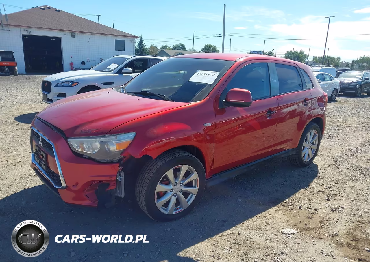 2013 Mitsubishi Outlander Sport Es VIN:4A4AP3AU3DE016049 - 2