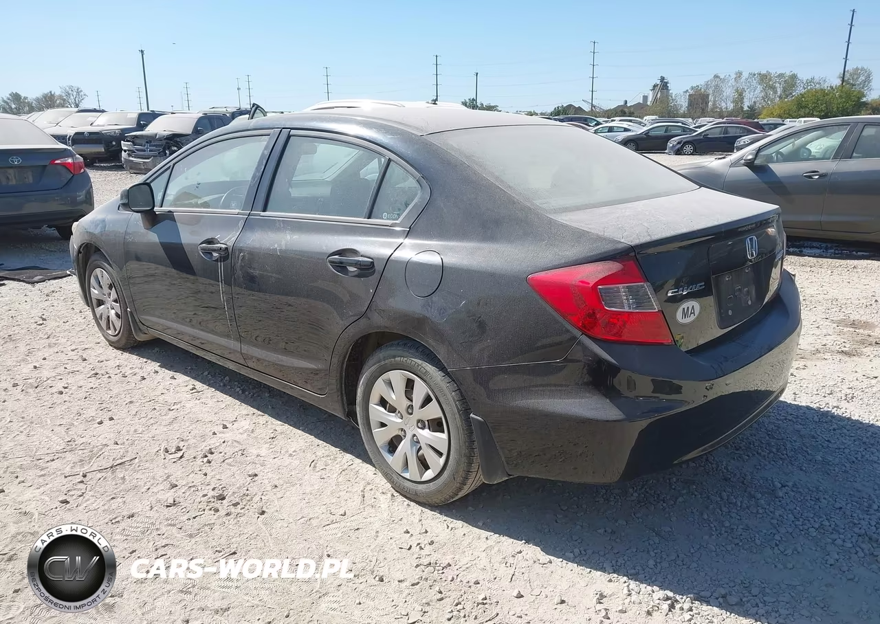 2012 Honda Civic Sdn Lx VIN:19XFB2F55CE081088 - 3