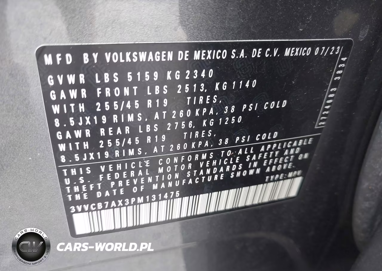 2023 Volkswagen Tiguan 2.0T Se R-Line Black VIN:3VVCB7AX3PM131475 - 9