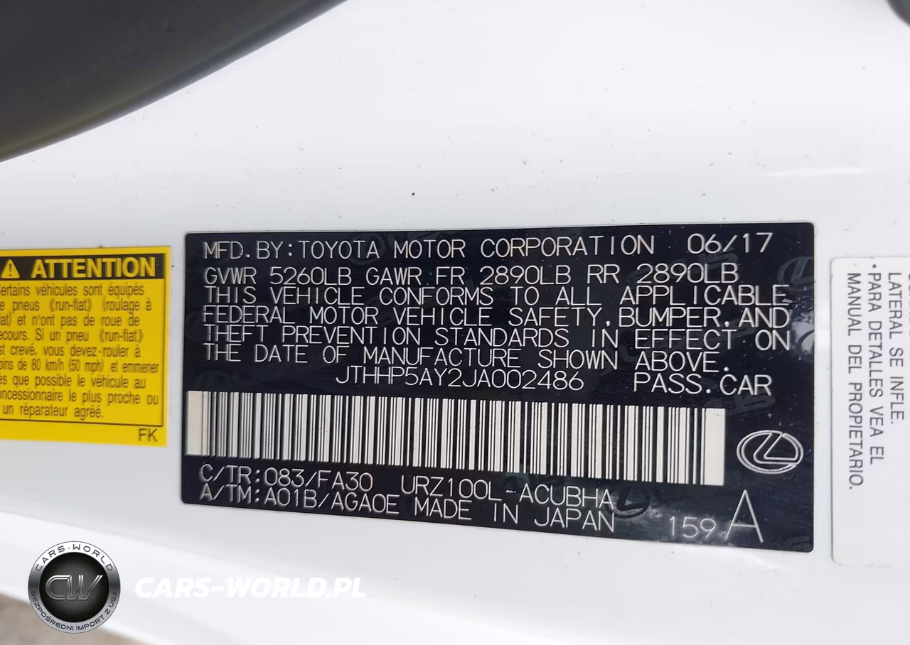 2018 Lexus Lc 500 VIN:JTHHP5AY2JA002486 - 9