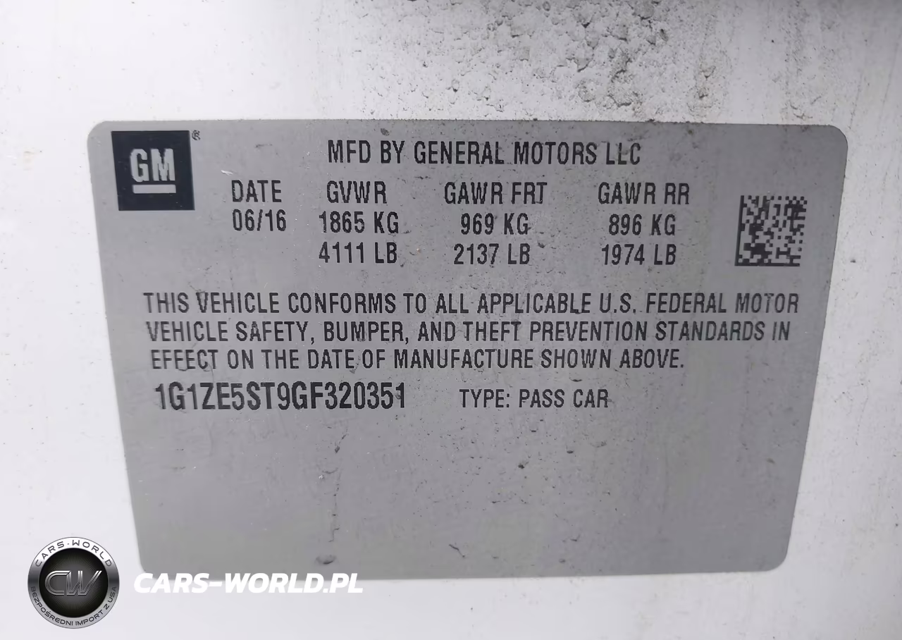 2016 Chevrolet Malibu Lt VIN:1G1ZE5ST9GF320351 - 9