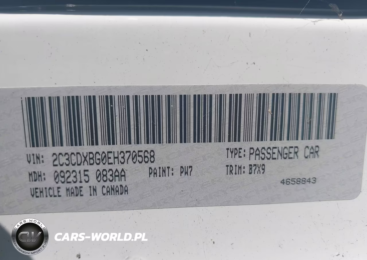 2014 Dodge Charger Se VIN:2C3CDXBG0EH370568 - 9
