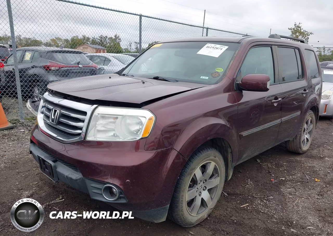 2012 Honda Pilot Touring VIN:5FNYF4H95CB071258 - 2