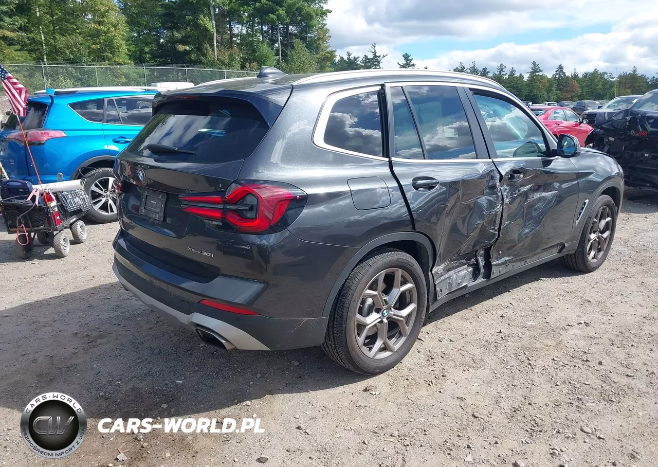 2022 BMW X3 xDrive30I VIN:5UX53DP05N9K23601 - 4