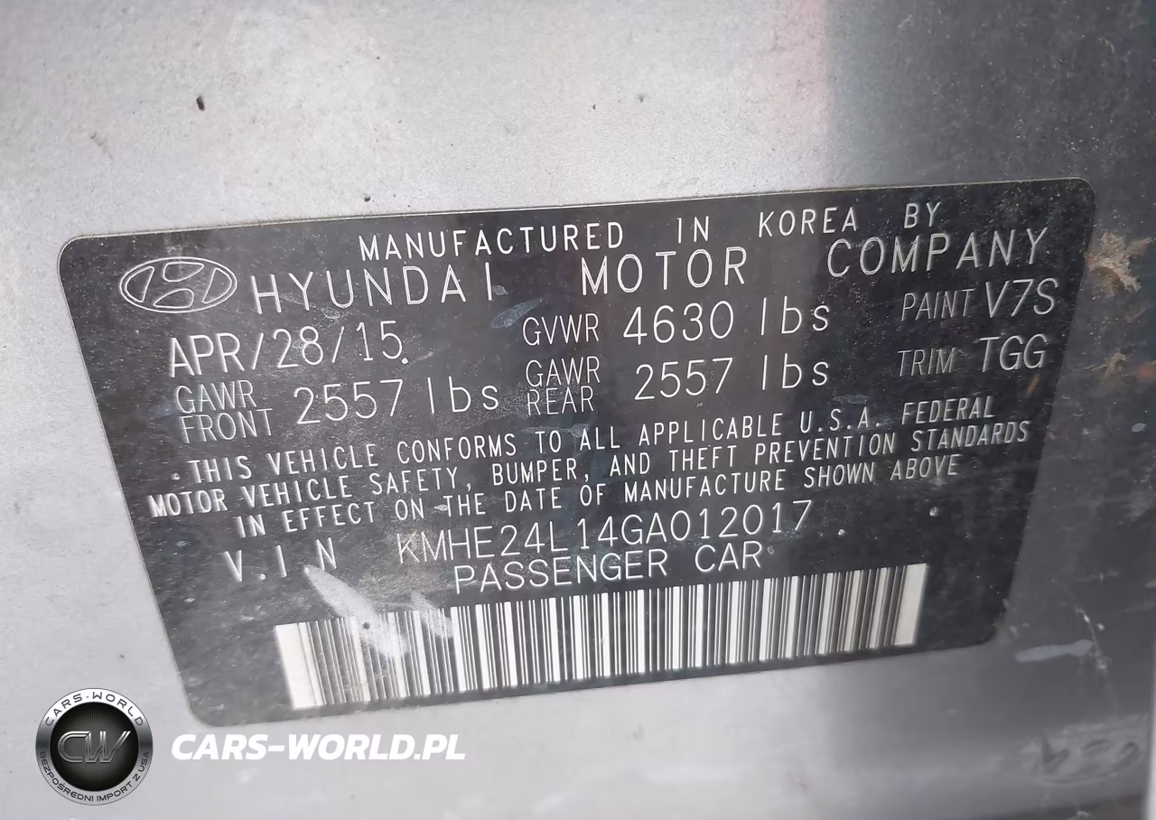 2016 Hyundai Sonata Hybrid Se VIN:KMHE24L14GA012017 - 9