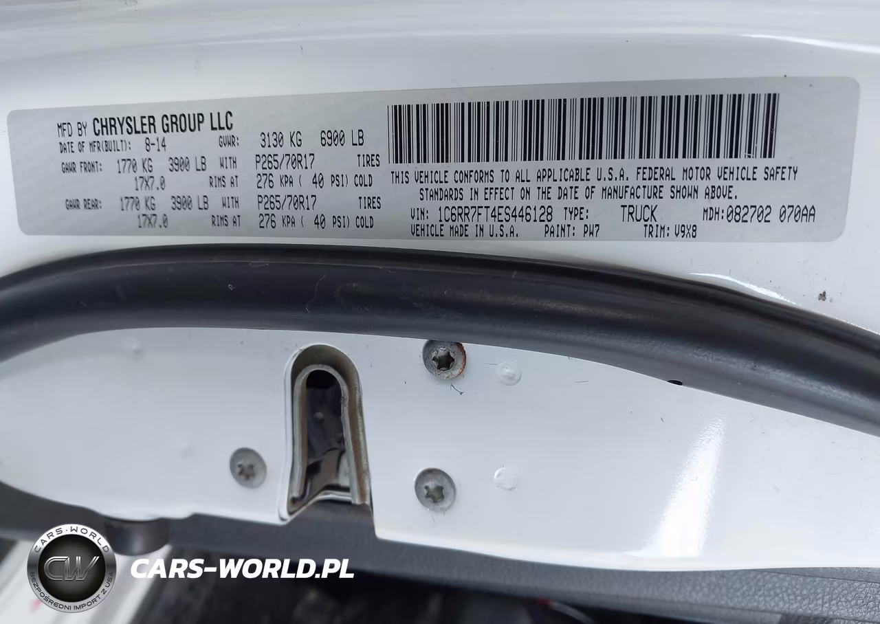 2014 Ram 1500 Tradesman VIN:1C6RR7FT4ES446128 - 9