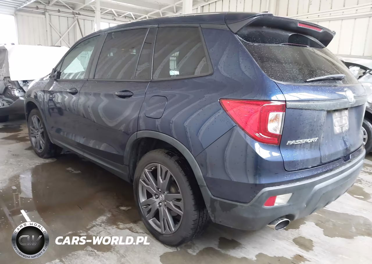 2021 Honda Passport 2Wd Ex-L VIN:5FNYF7H56MB010128 - 3