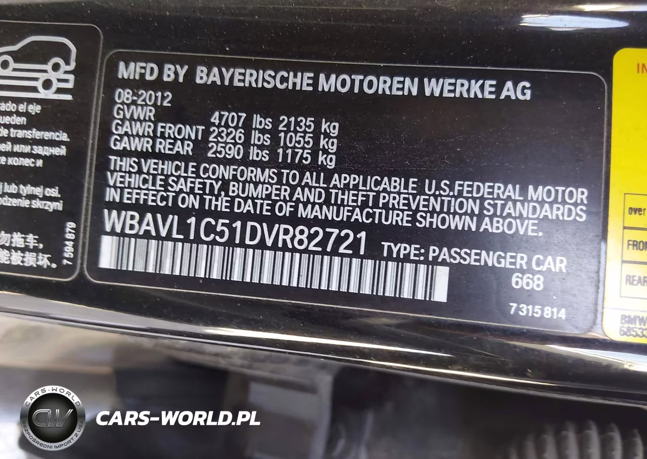 2013 BMW X1 xDrive28I VIN:WBAVL1C51DVR82721 - 9