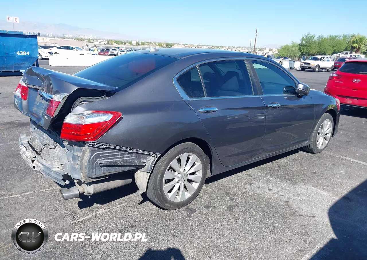 2014 Honda Accord Ex-L V-6 VIN:1HGCR3F83EA010462 - 4