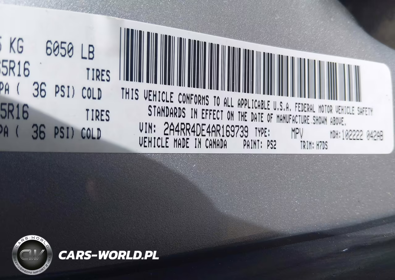 2010 Chrysler Town & Country Lx VIN:2A4RR4DE4AR169739 - 9