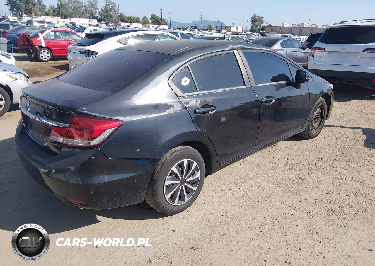 2013 Honda Civic Sdn Lx VIN:2HGFB2F58DH500350 - 4