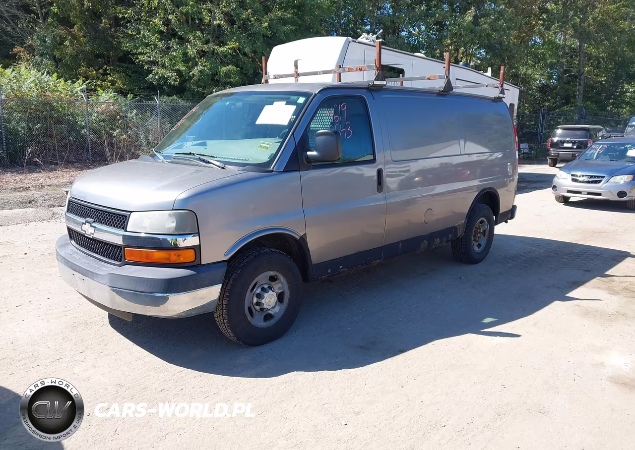 2008 Chevrolet Express Work Van VIN:1GCGG25C081137907 - 2