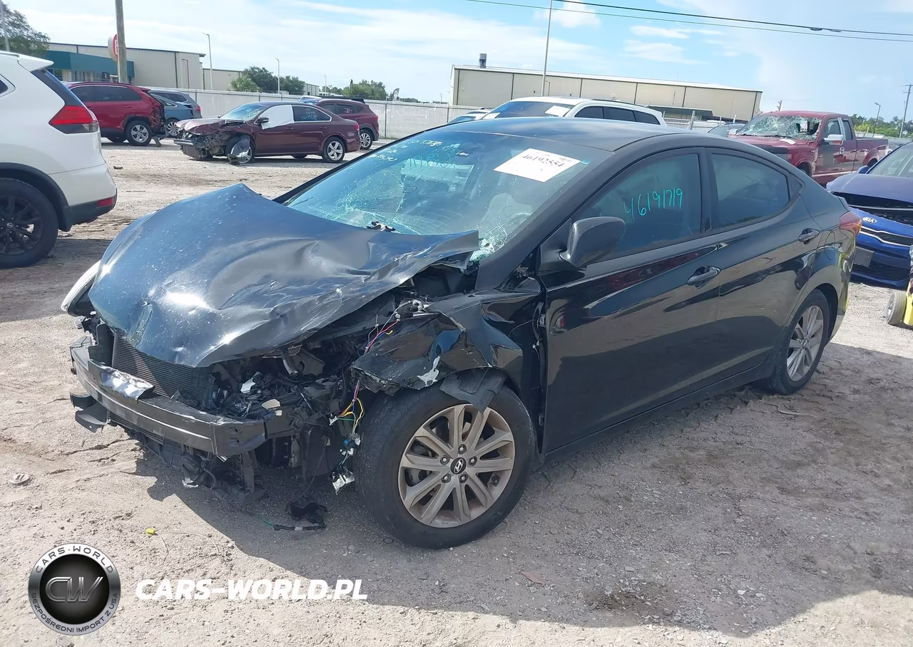 2016 Hyundai Elantra Se VIN:KMHDH4AE7GU636604 - 2