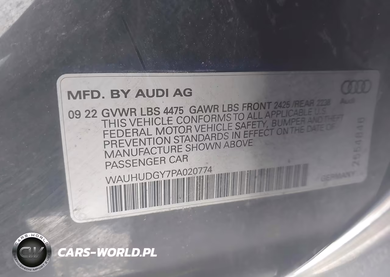 2023 Audi A3 Premium Plus 40 Tfsi Quattro S Tronic VIN:WAUHUDGY7PA020774 - 9