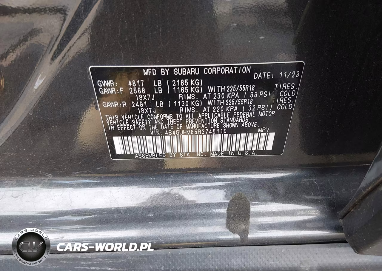 2024 Subaru Crosstrek Limited VIN:4S4GUHM65R3745110 - 9